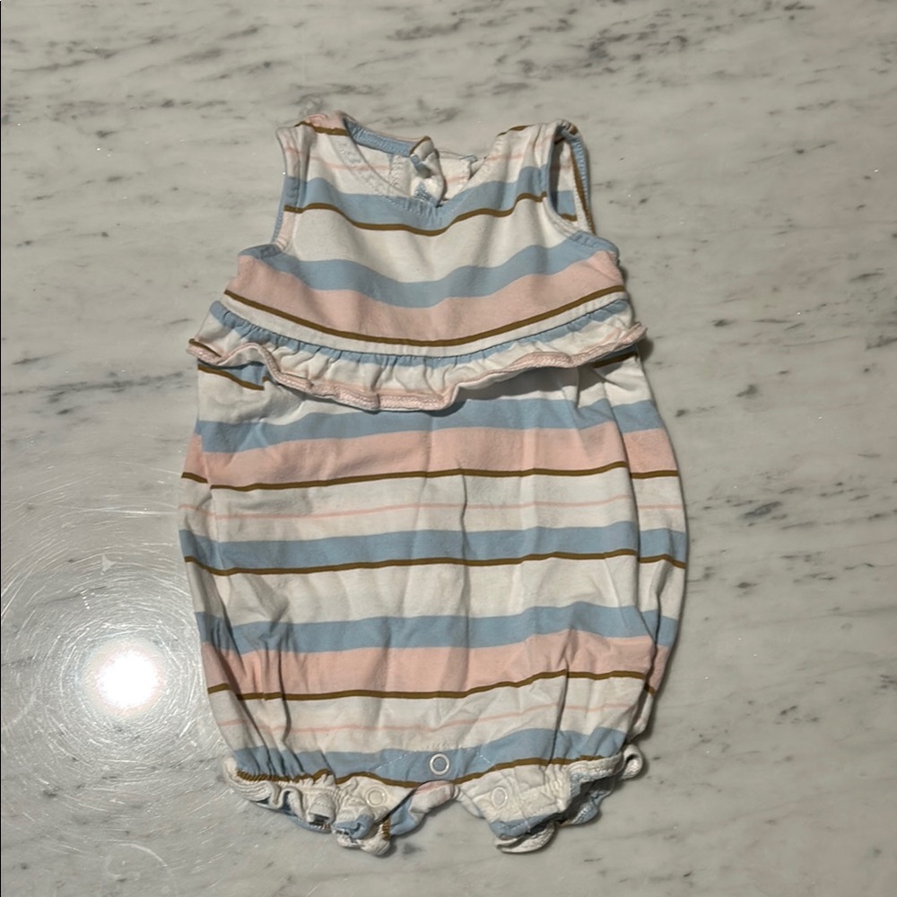 Carter's Pastel Striped Baby Outfit